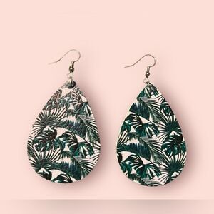 3/ $15 Brand New Faux Leather Earrings